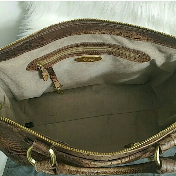 Brahmin Crocodile Satchel - Picture 2 of 8